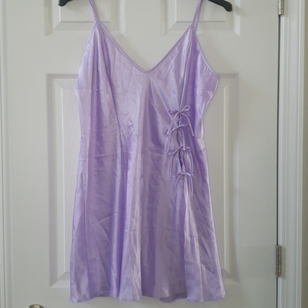 Sexy plus size chemise nightie and robe set